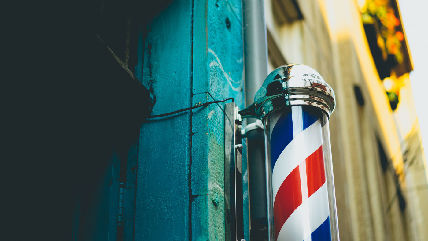 Barber Pole at The Olde Barber